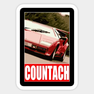 Lamborghini Countach Sticker